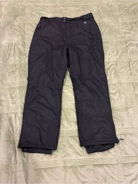 Men's Black Insulated Snow Joggers - Unbranded
